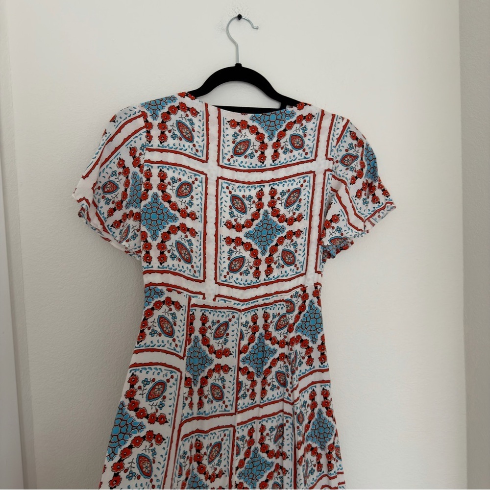 Anthropologie Maeve Preslin Multicolor Knee Length Dress Size 2 Women’s - Picture 6 of 10